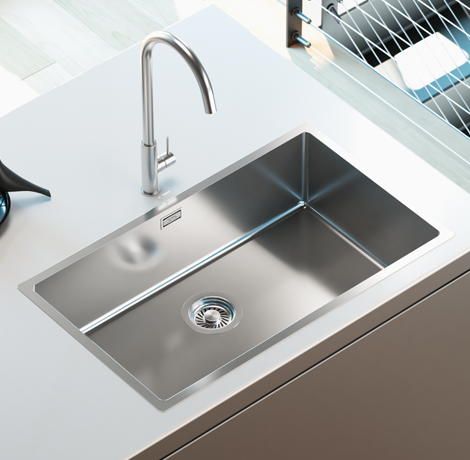 Lavelli in acciaio inox per cucine: linea luxury style