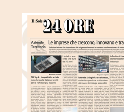 Cm S.p.A. su Il sole 24 ore venerd 24 Novembre.