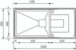    vesta 100 x 50