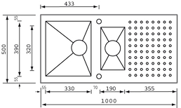 punto quadro 100 x 50 2V