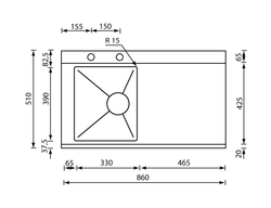 anthea radius 86 x 51 1V
