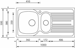 atlantic 100 x 50 2V