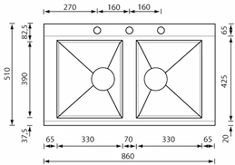 anthea 86 x 51 2V