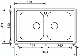 cristal 86 x 50 2V