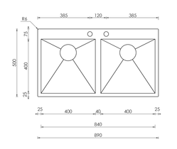 filoquadra mix 89 x 50 2V