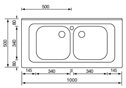 mondial appoggio 100 x 50 2V