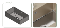 vasca a rivestire con scalino 73.3x43.3