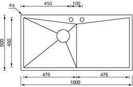 space 100 x 50 1V