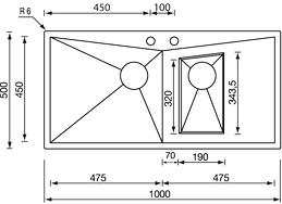    space 100 x 50