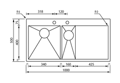 filoquadra mix 100 x 50 2V 340/160
